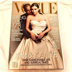 Vogue Magazine April 2014 Kanye West & Kim Kardashian Cover Full Issue